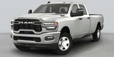 2026 RAM 3500 Big Horn 4x4 Crew Cab 6'4 Box in Ceramic Gray Clearcoat — front three-quarter view