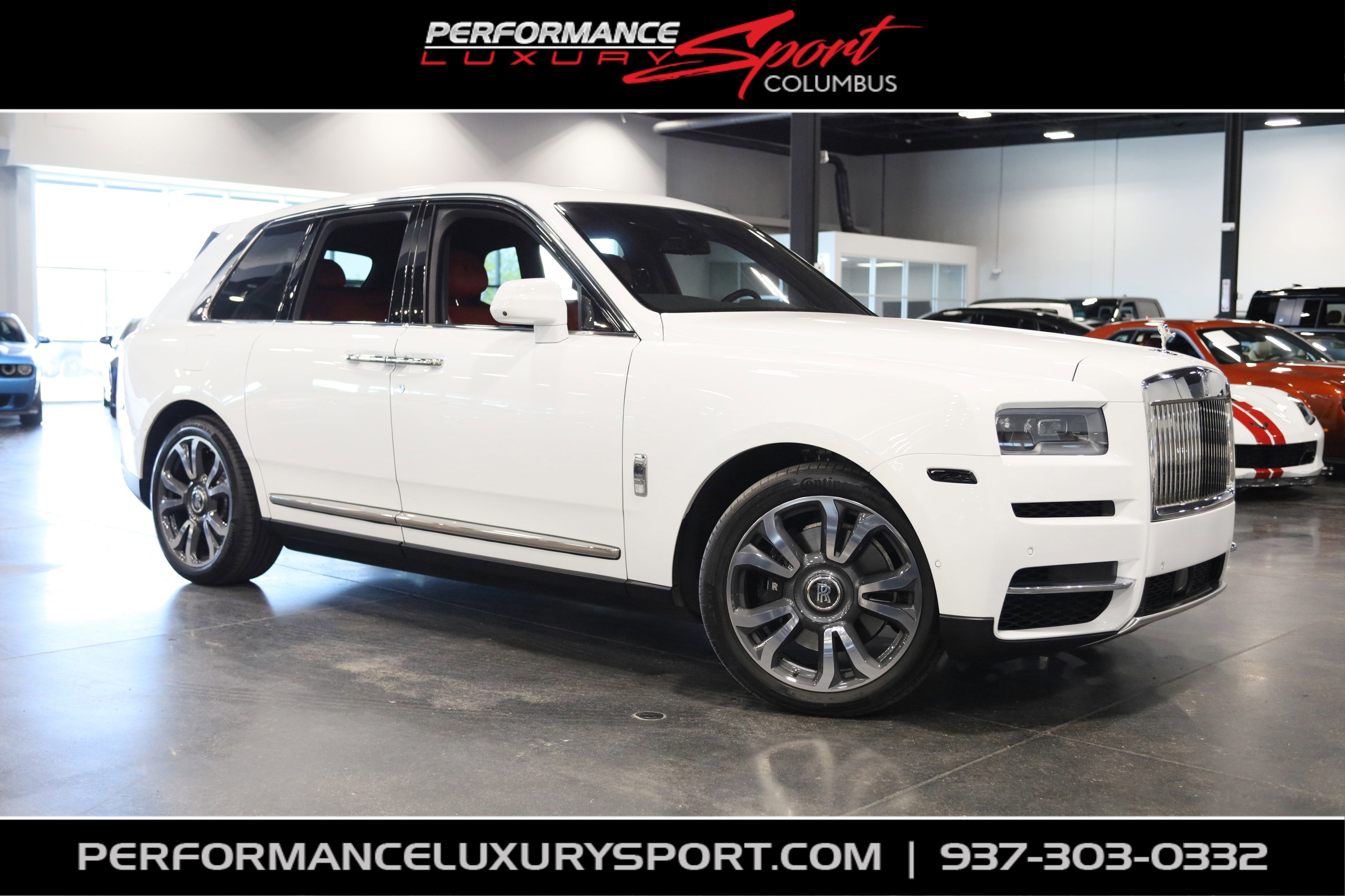 2023 Rolls-Royce Cullinan Base in Arctic White — front three-quarter view