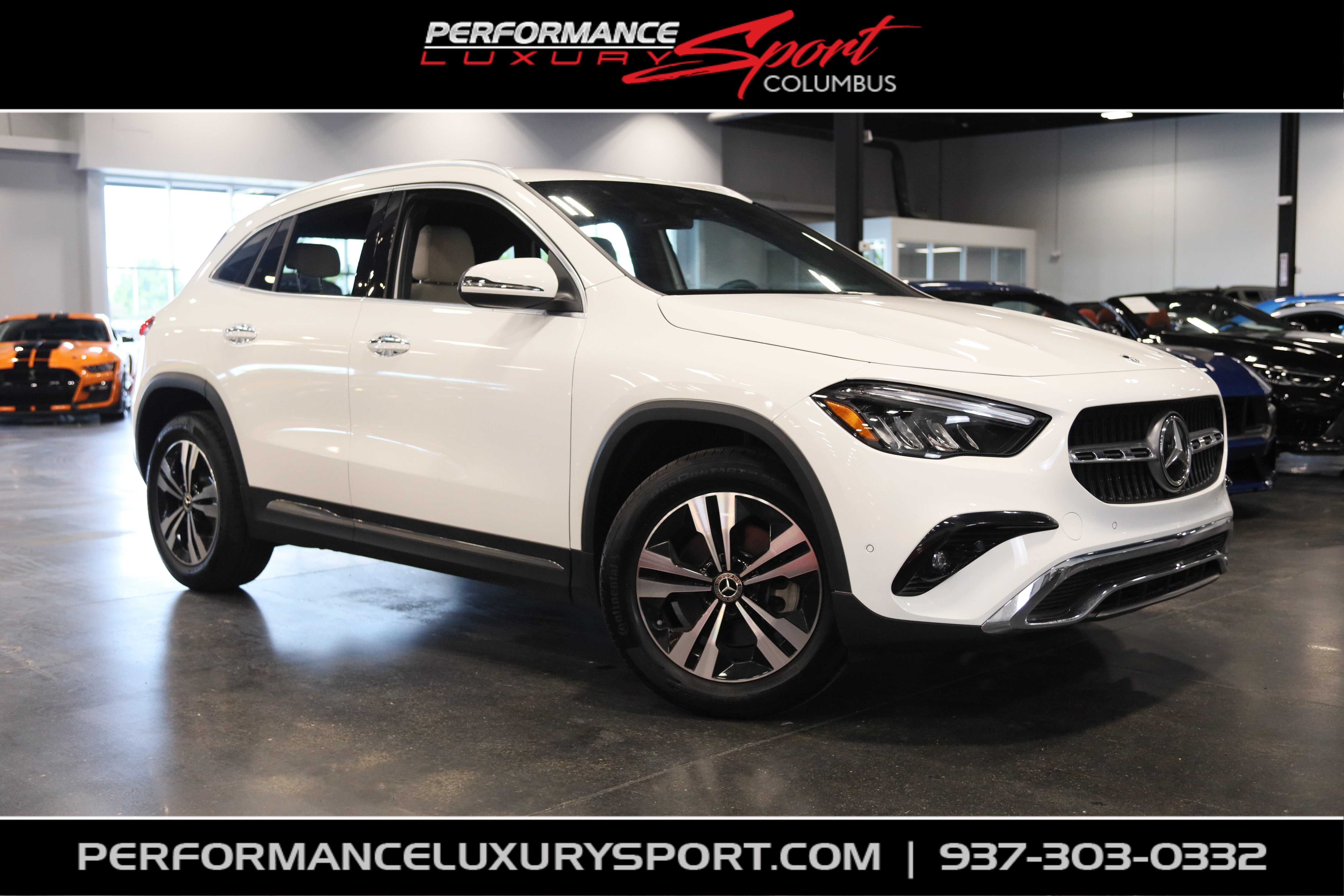 2024 Mercedes-Benz GLA GLA 250 in Polar White — front three-quarter view