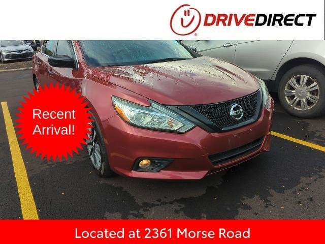 2017 Nissan Altima 2.5 SV in Cayenne Red — front three-quarter view