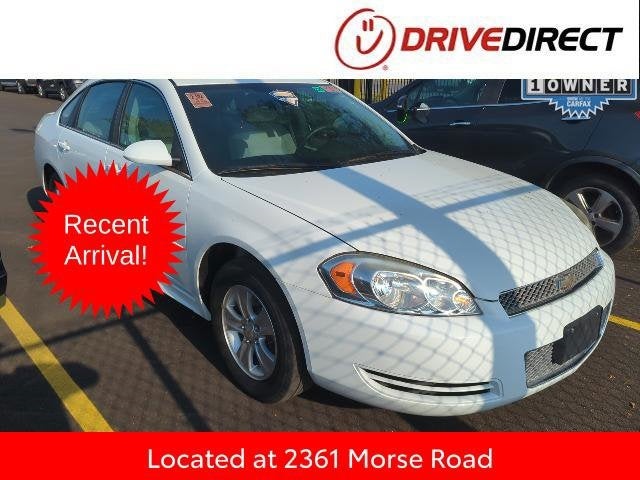 2016 Chevrolet Impala Limited LS in Summit White — front three-quarter view