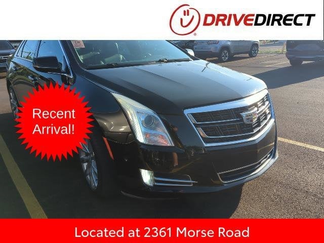 2016 Cadillac XTS Luxury in Black Raven — front three-quarter view