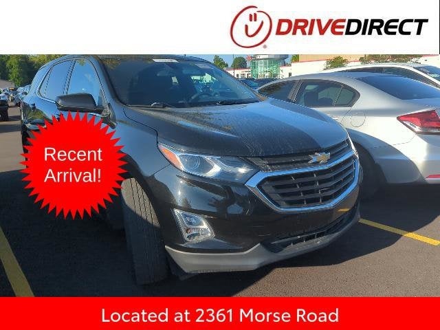 2018 Chevrolet Equinox LT in Mosaic Black Metallic — front three-quarter view