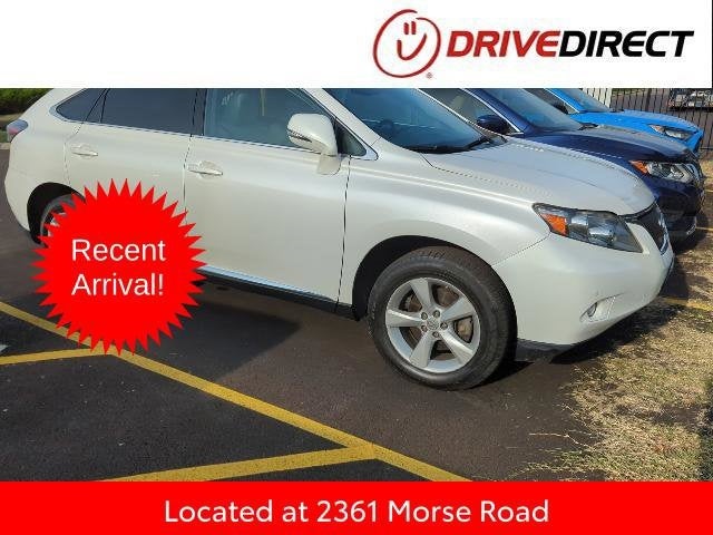 2012 Lexus RX 350 in Starfire Pearl — front three-quarter view