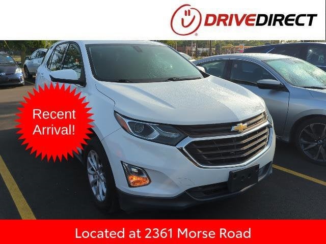2018 Chevrolet Equinox LT in Summit White — front three-quarter view