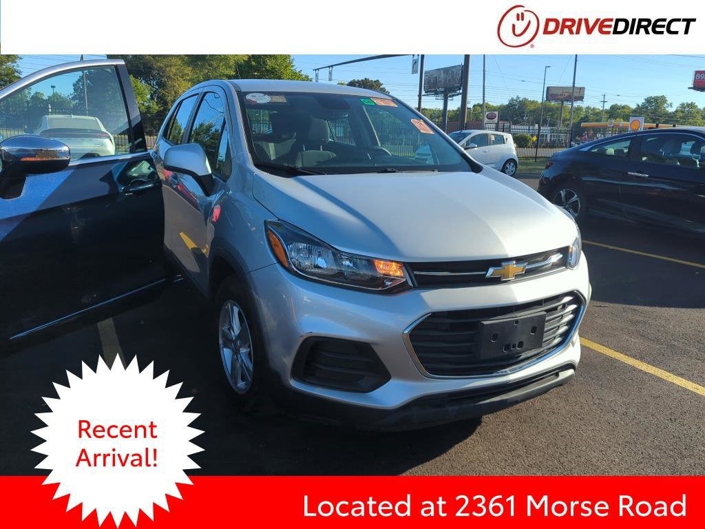 2019 Chevrolet Trax LS in Silver Ice Metallic — front three-quarter view