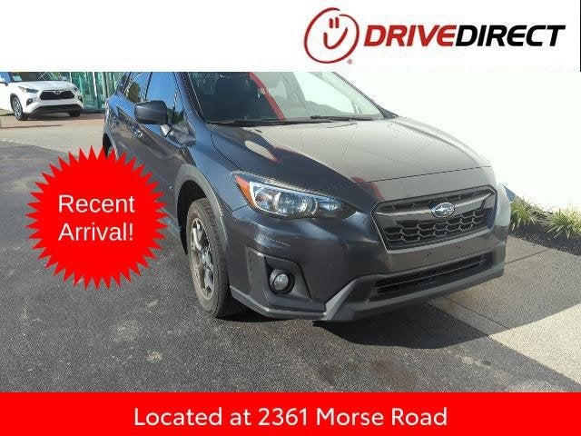 2018 Subaru Crosstrek 2.0i Premium in Dark Gray Metallic — front three-quarter view