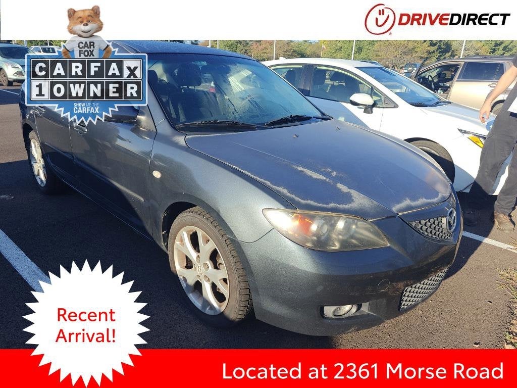 2008 Mazda Mazda3 i Touring Value in Metropolitan Gray Mica — front three-quarter view