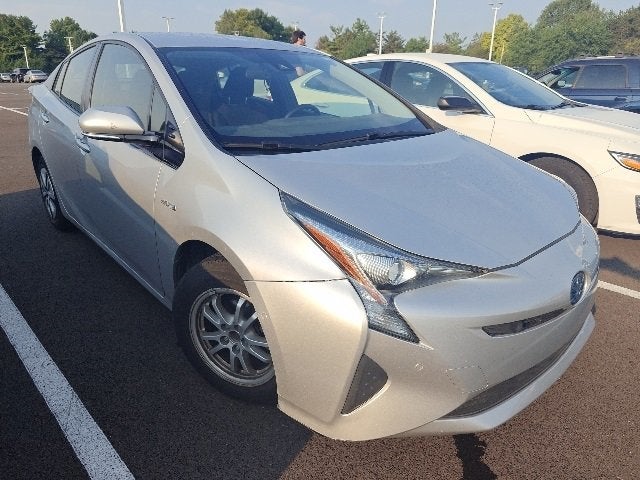 2017 Toyota Prius Two in Classic Silver Metallic — front three-quarter view