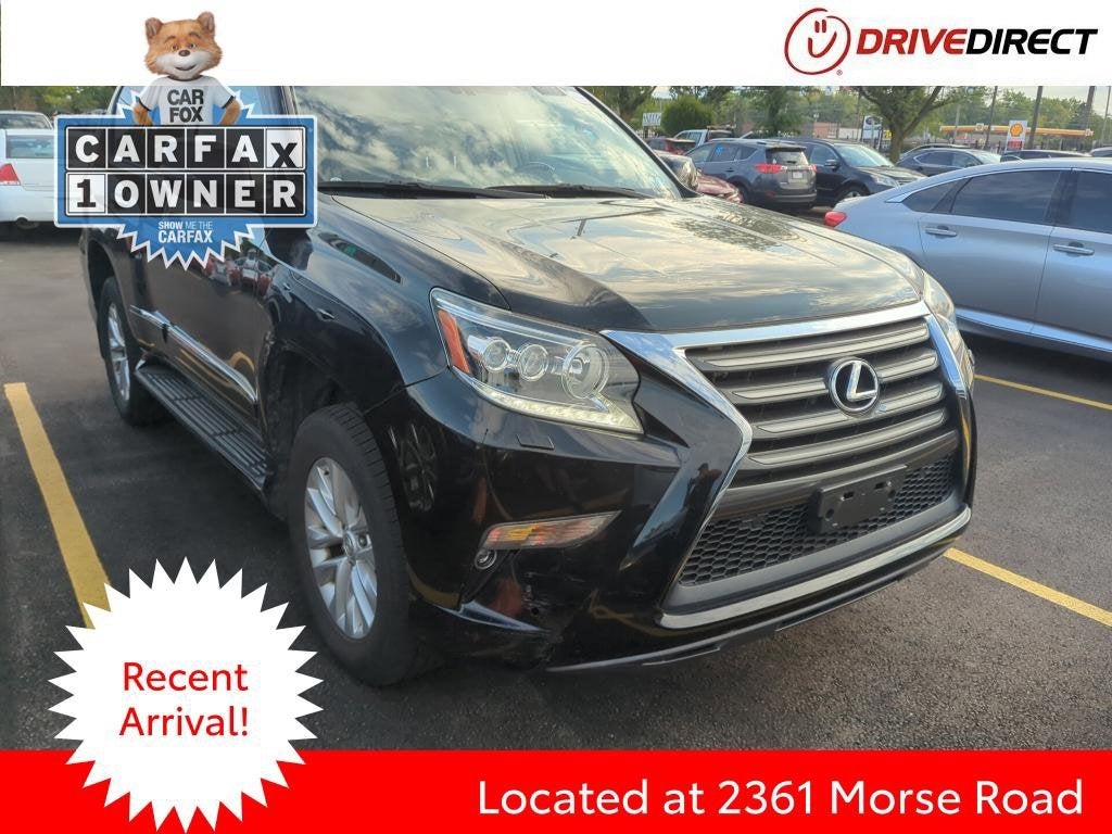 2015 Lexus GX 460 in Black Onyx — front three-quarter view