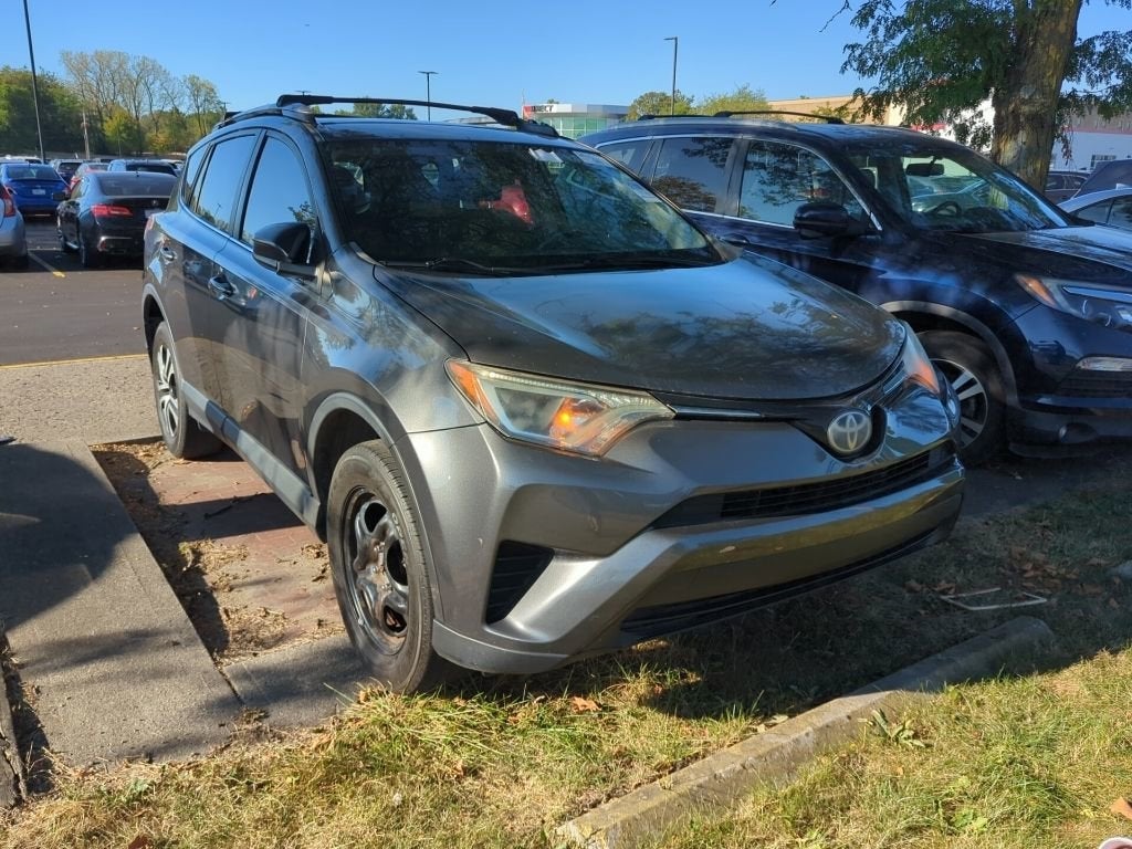 2017 Toyota RAV4 — rear three-quarter view