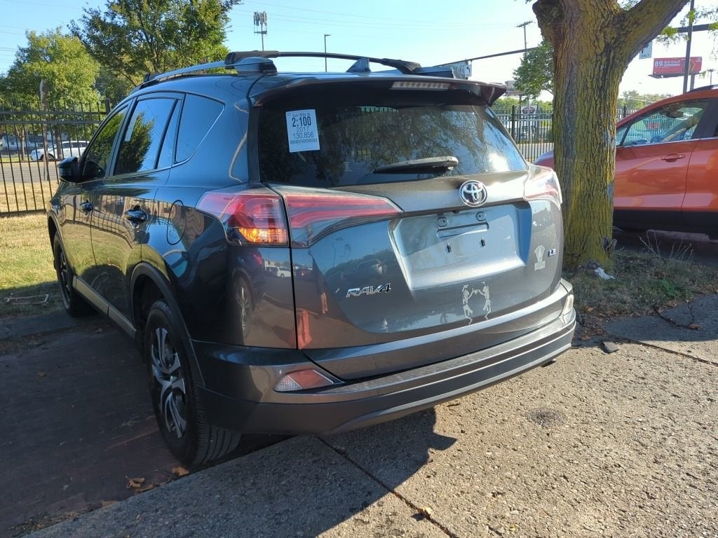 2017 Toyota RAV4 — interior view