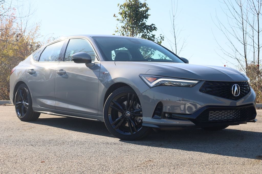 2026 Acura Integra A-Spec Tech Package in Urban Gray Pearl — front three-quarter view