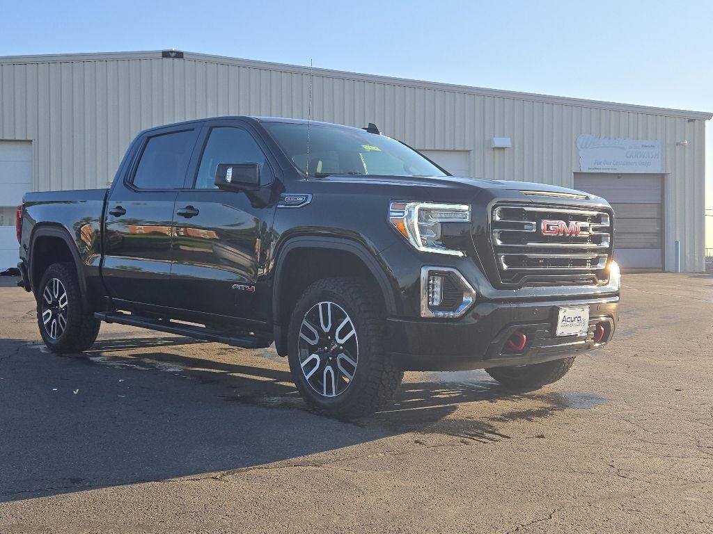 2022 GMC Sierra 1500 Limited AT4 in Black — front three-quarter view