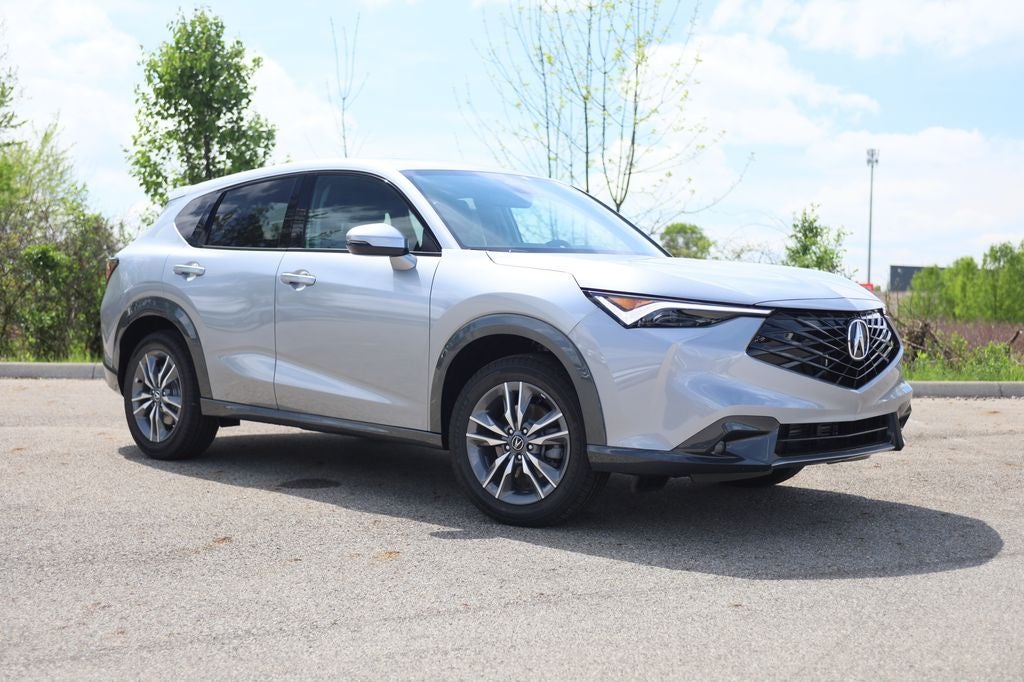 2026 Acura ADX Base in Solar Silver Metallic — front three-quarter view
