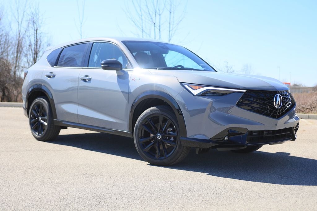 2026 Acura ADX A-Spec Advance Package in Urban Gray Pearl — front three-quarter view