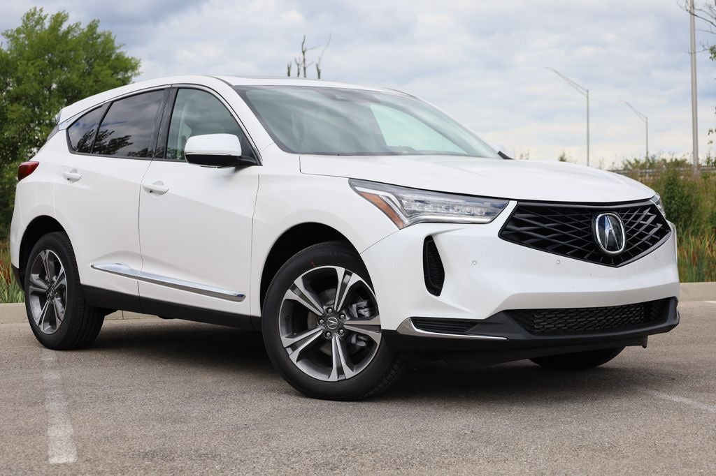 2026 Acura RDX Technology Package SH-AWD in Platinum White Peral — front three-quarter view
