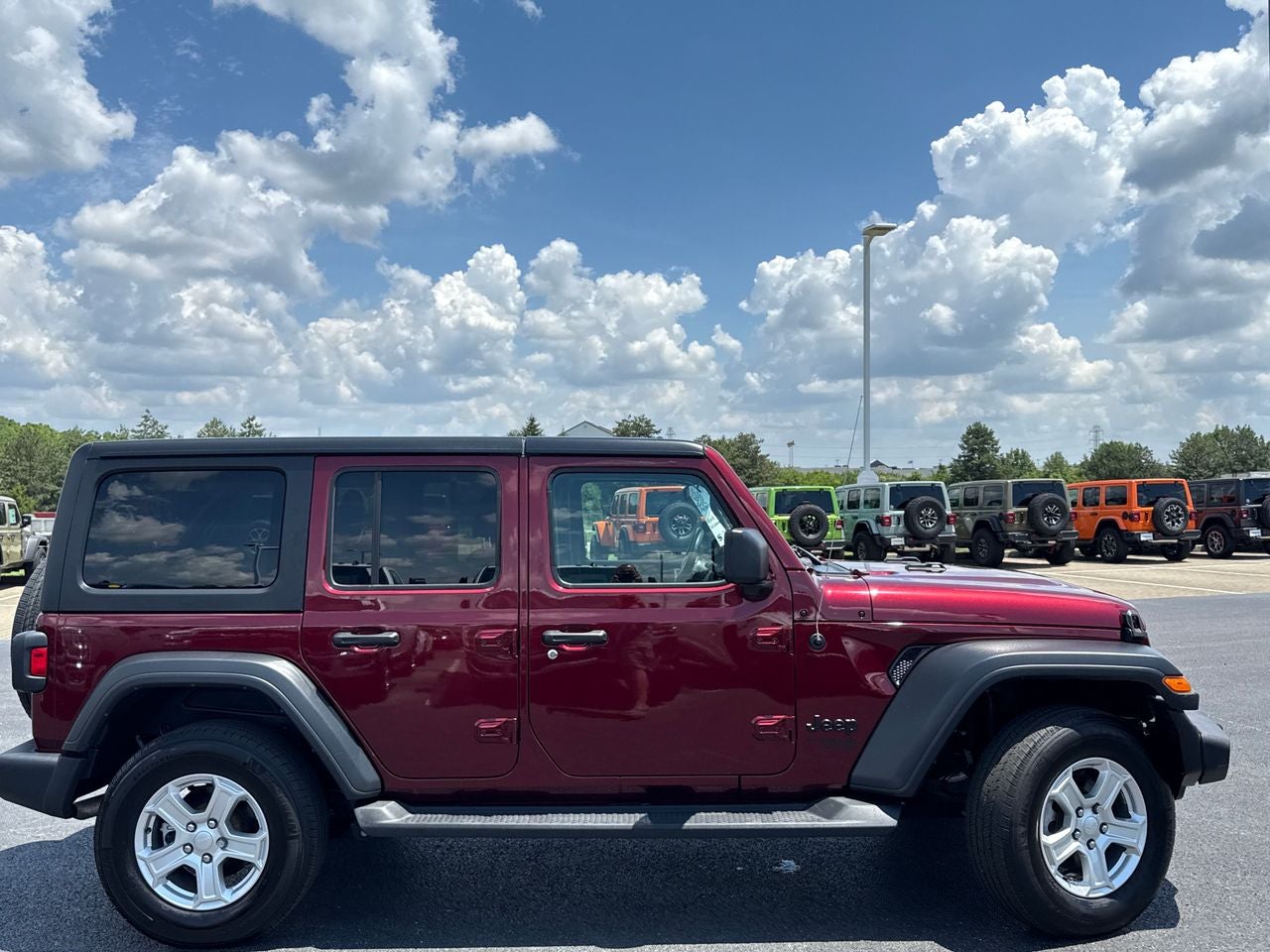 2021 Jeep Wrangler — side profile view