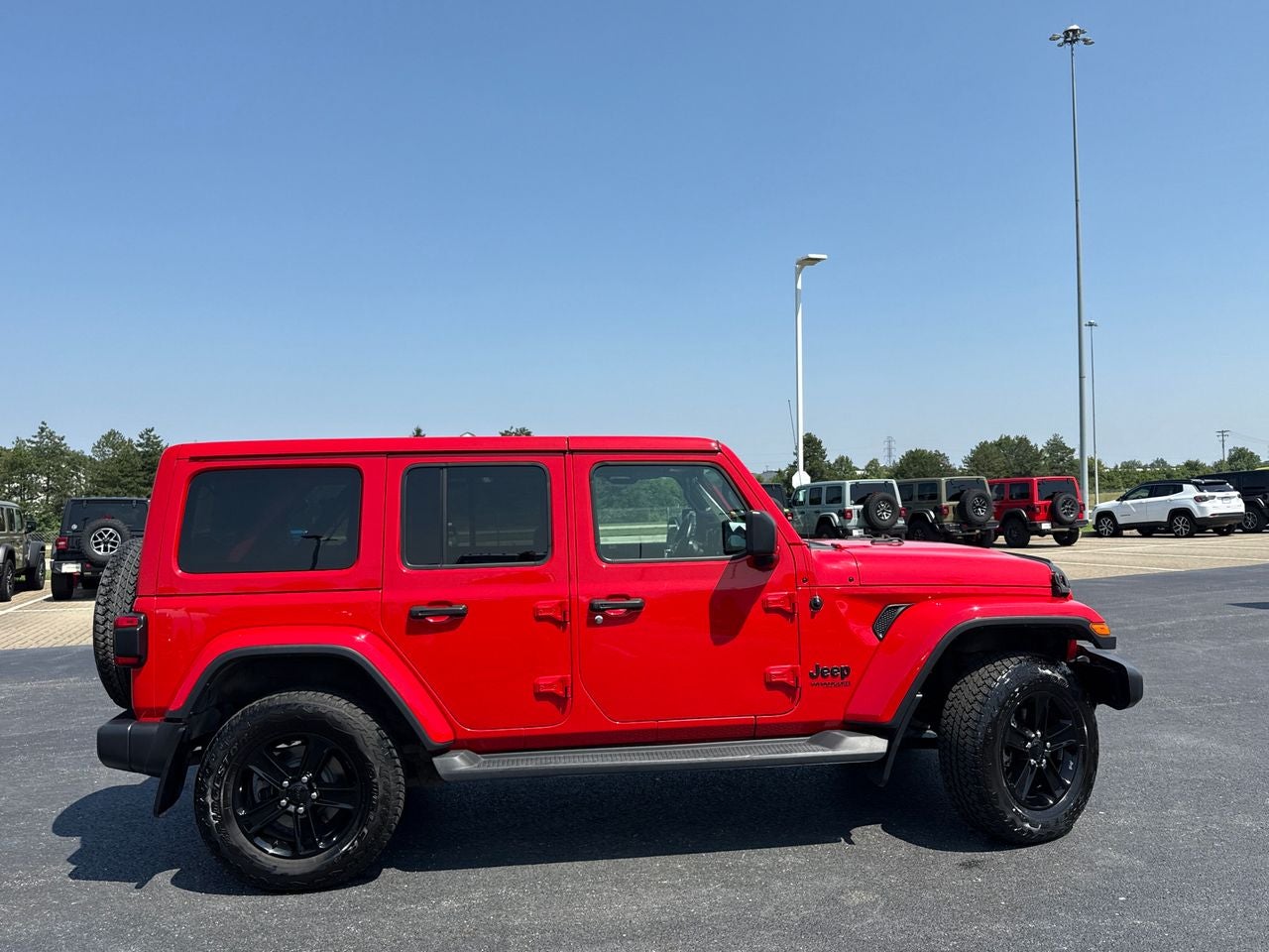 2021 Jeep Wrangler — side profile view