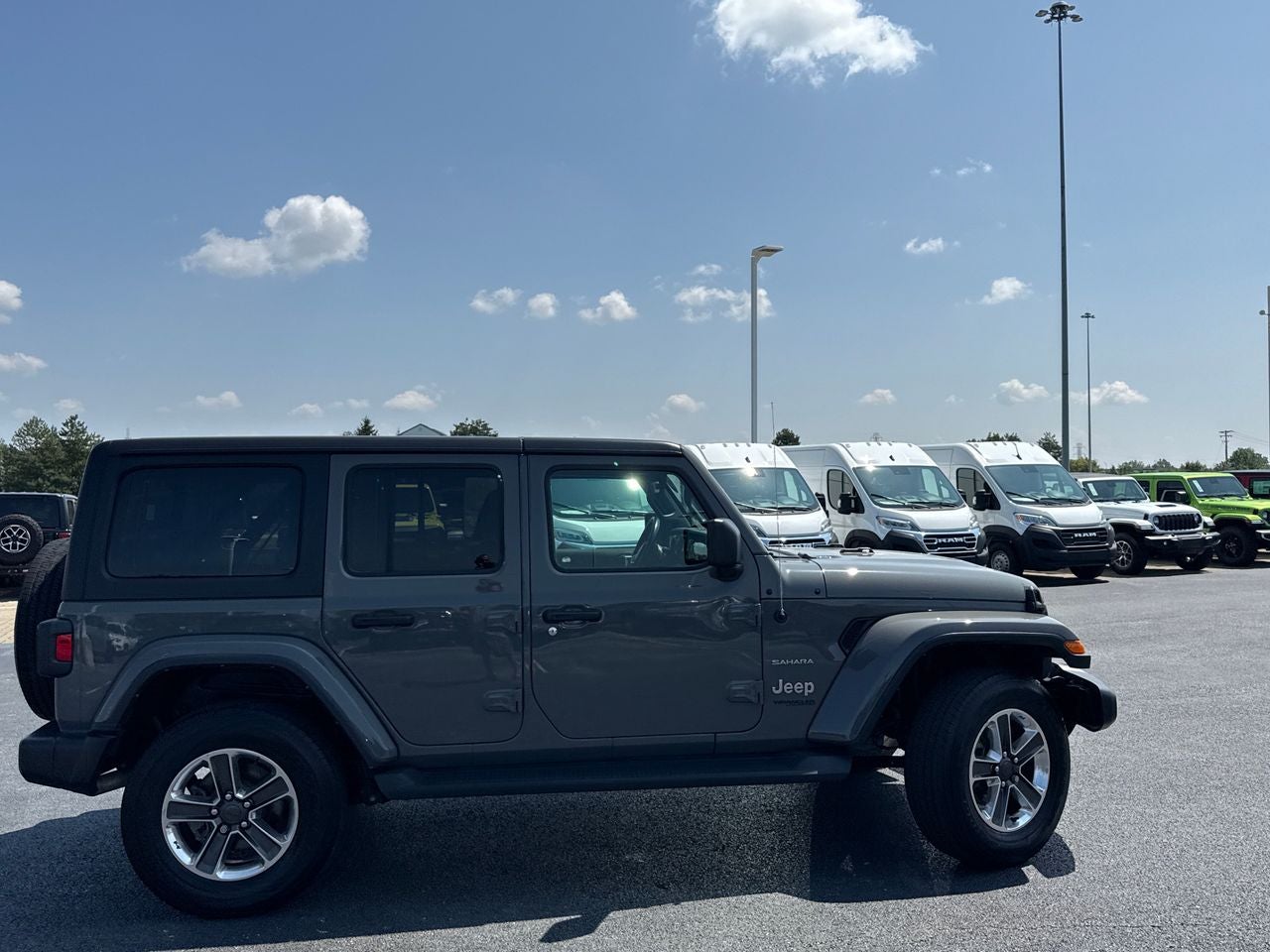 2021 Jeep Wrangler — side profile view