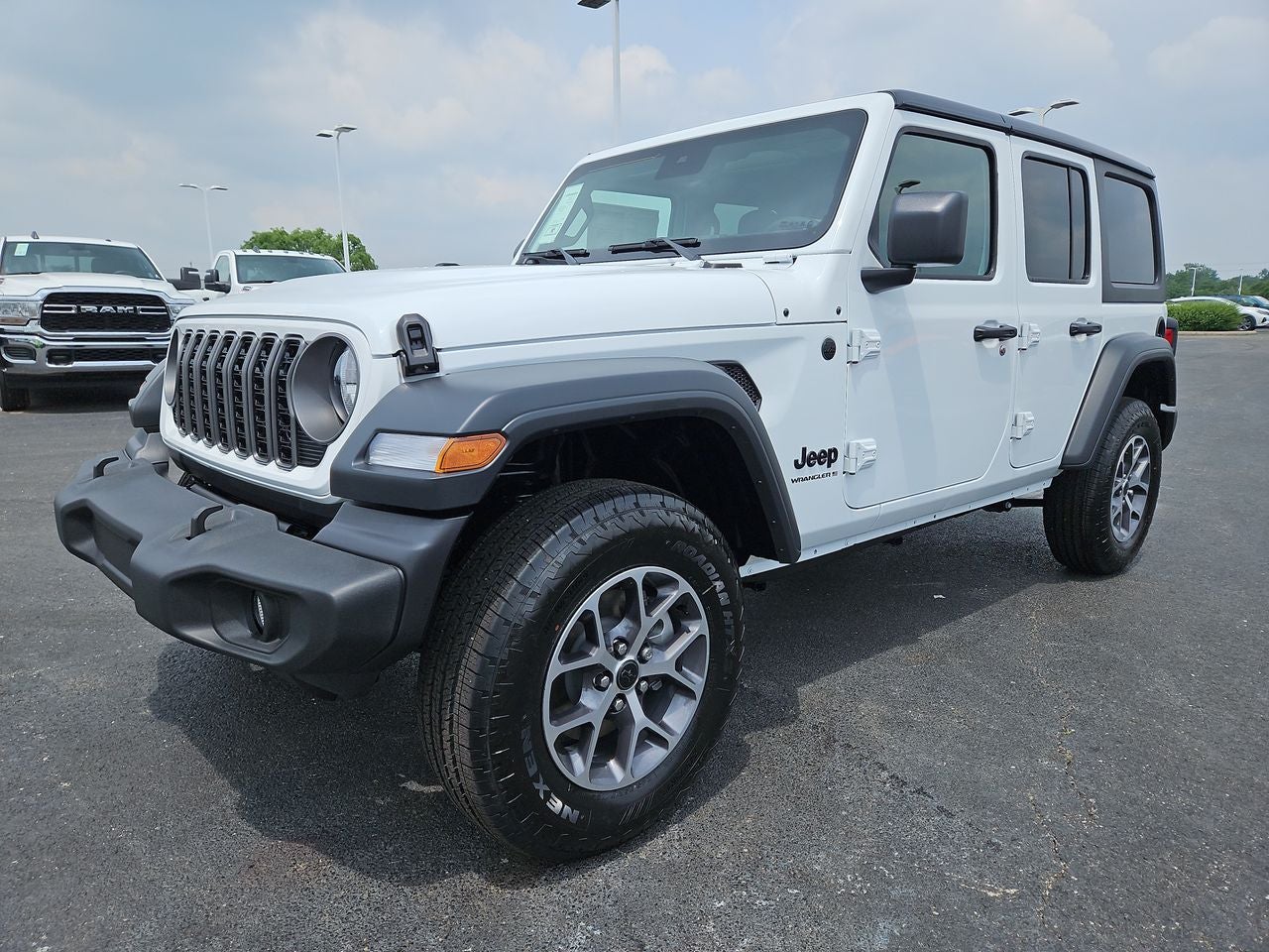 2025 Jeep Wrangler — rear three-quarter view