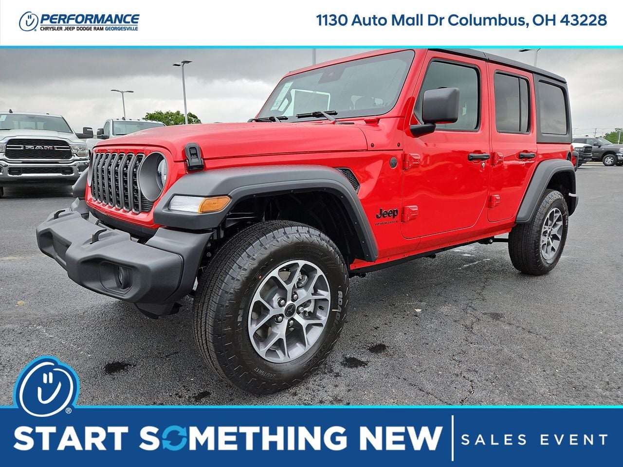 2025 Jeep Wrangler — rear three-quarter view