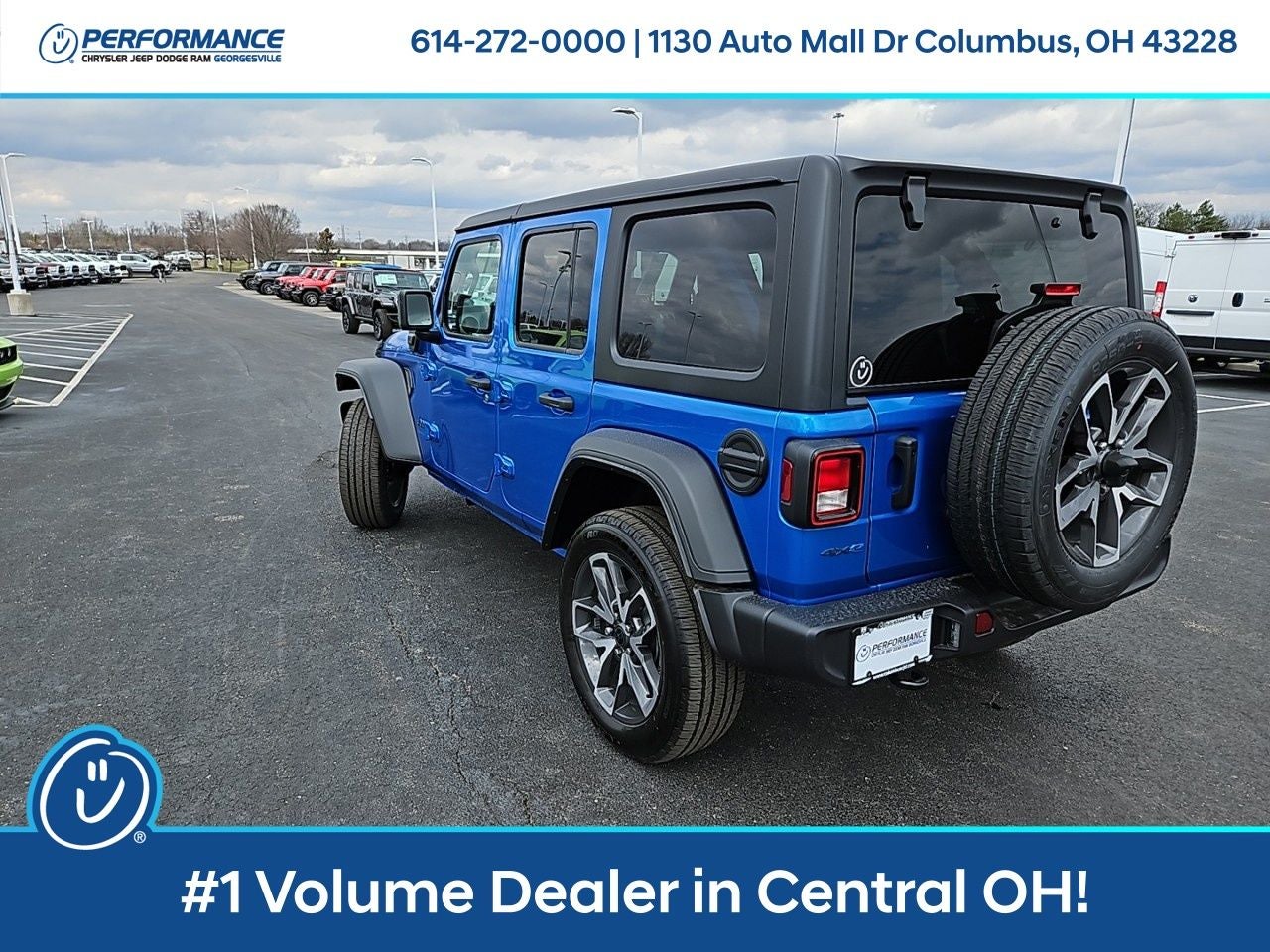 2025 Jeep Wrangler 4xe — side profile view
