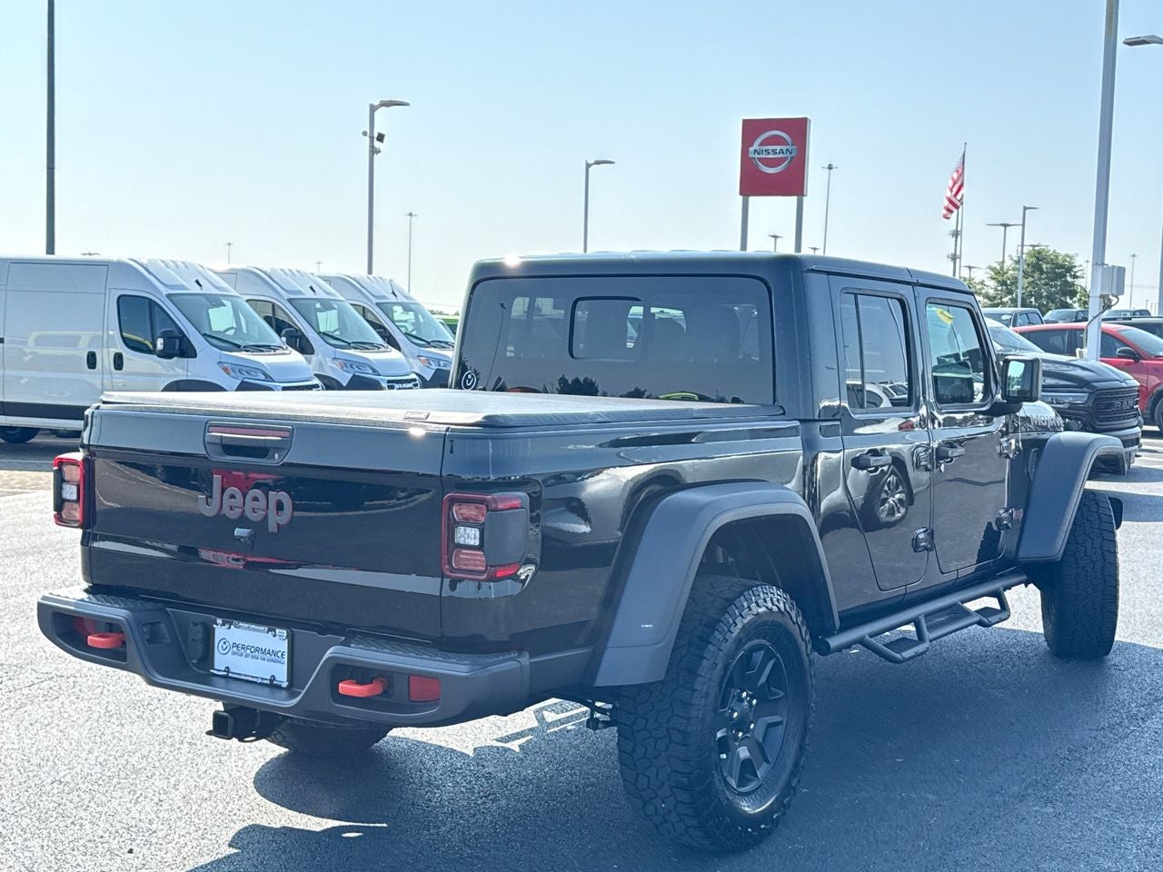 2022 Jeep Gladiator — rear three-quarter view