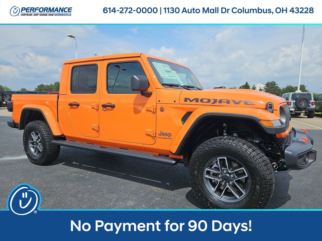 2025 Jeep Gladiator GLADIATOR MOJAVE 4X4 in Joose Exterior Paint — front three-quarter view
