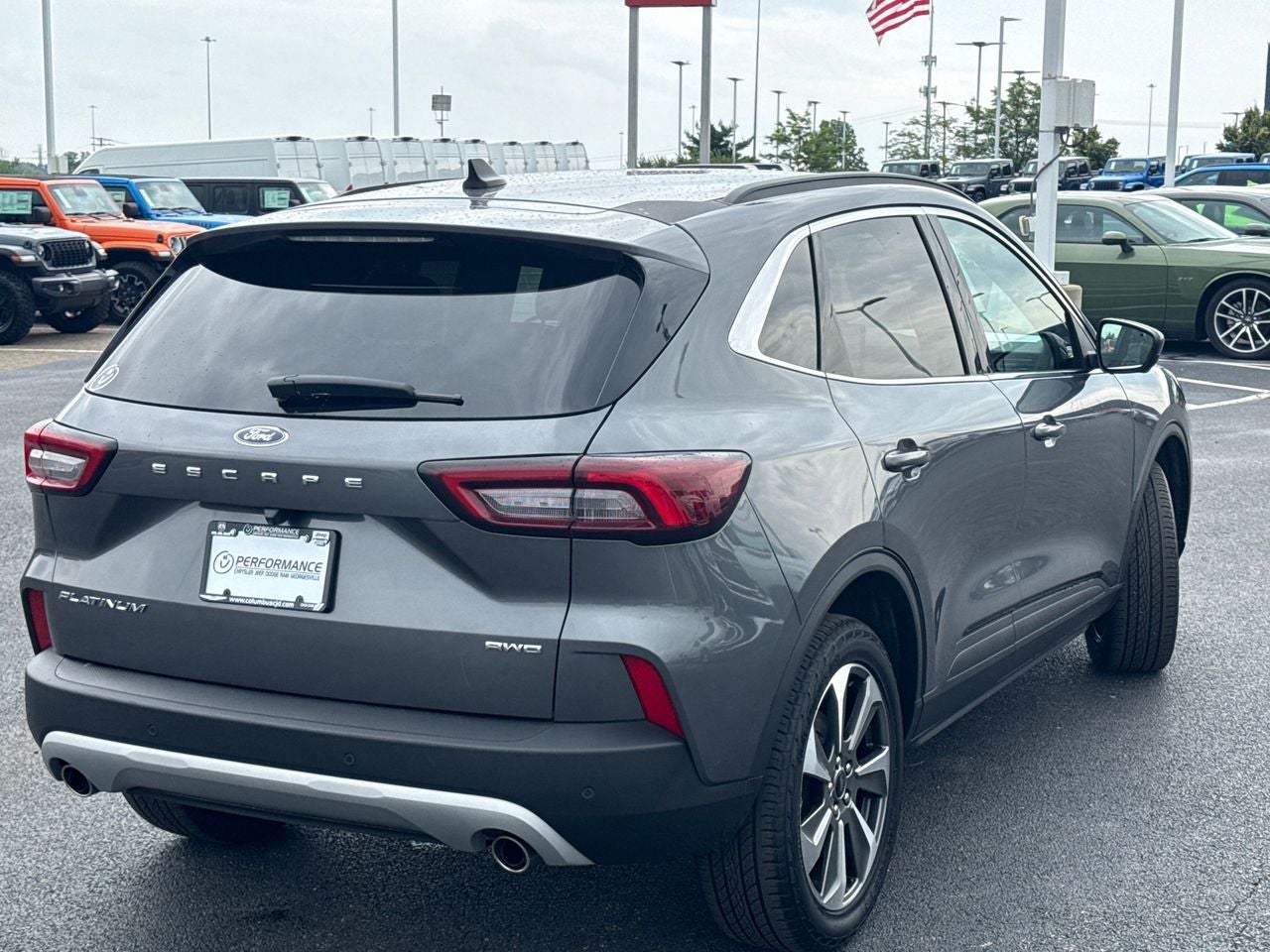 2023 Ford Escape — rear three-quarter view