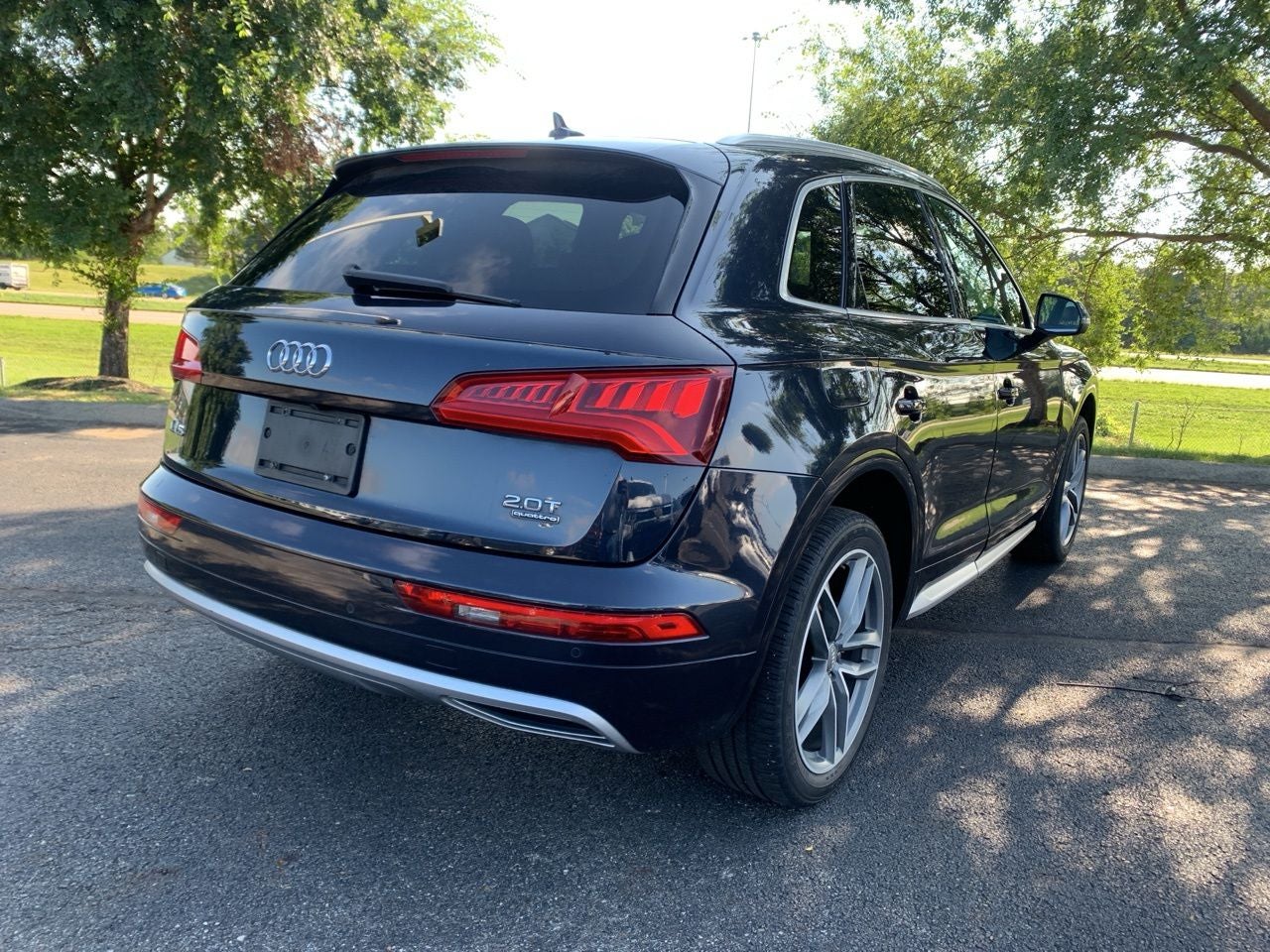 2018 Audi Q5 — rear three-quarter view