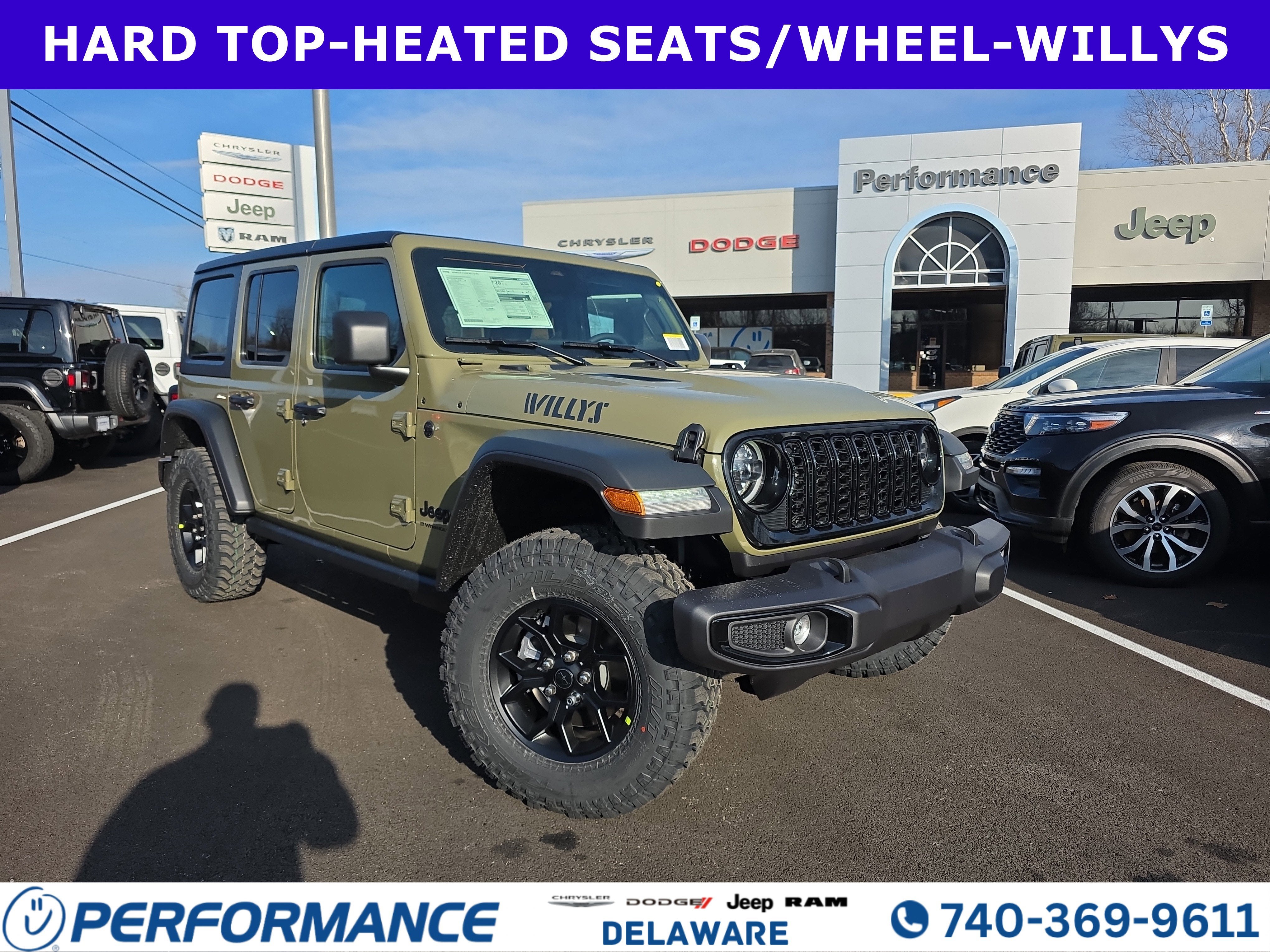 2026 Jeep Wrangler Willys in 41 — front three-quarter view