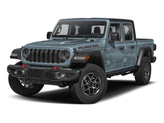 2026 Jeep Gladiator Rubicon X in Anvil Clearcoat — front three-quarter view