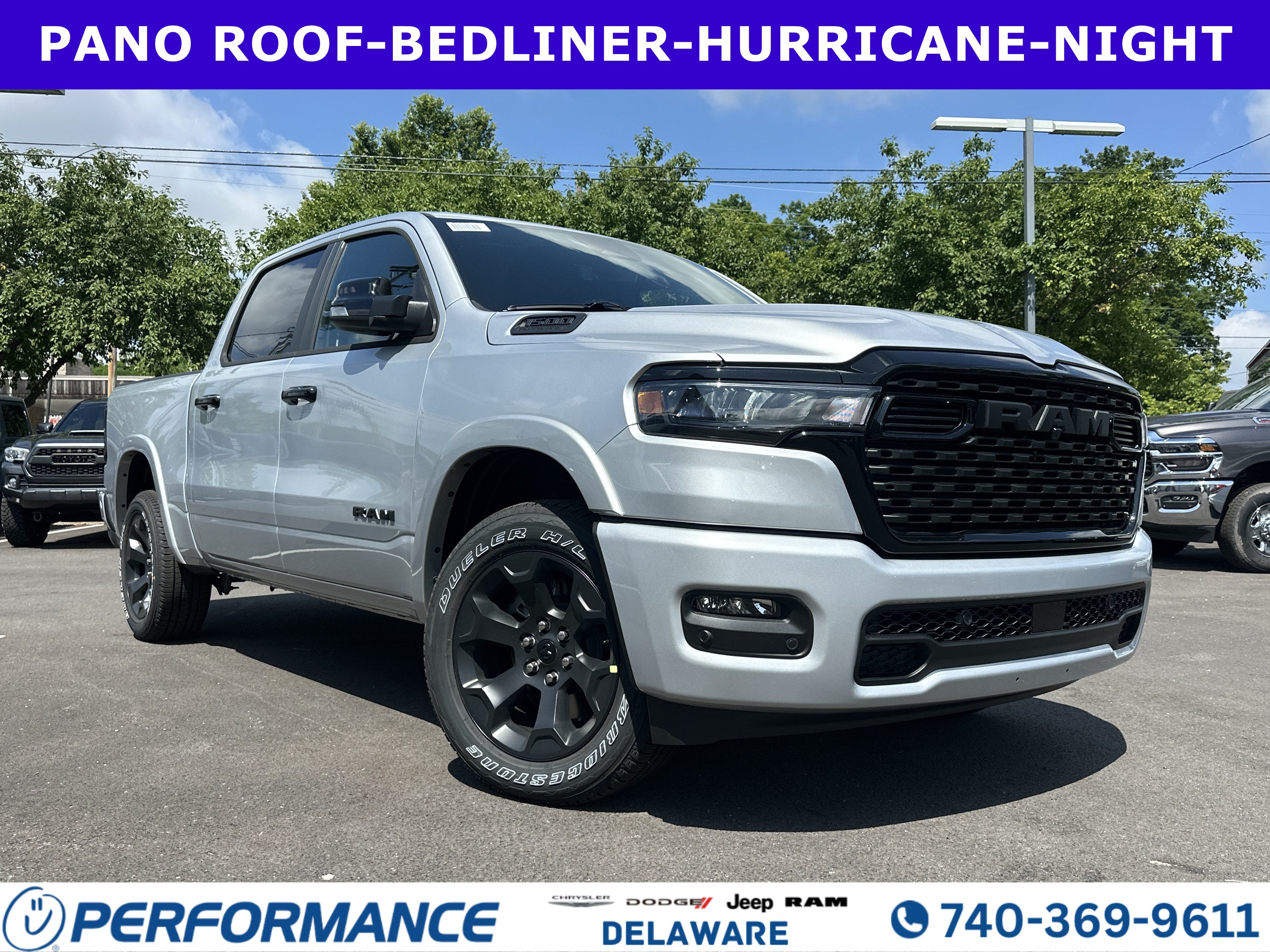 2026 RAM 1500 Big Horn in Silver Zynith — front three-quarter view
