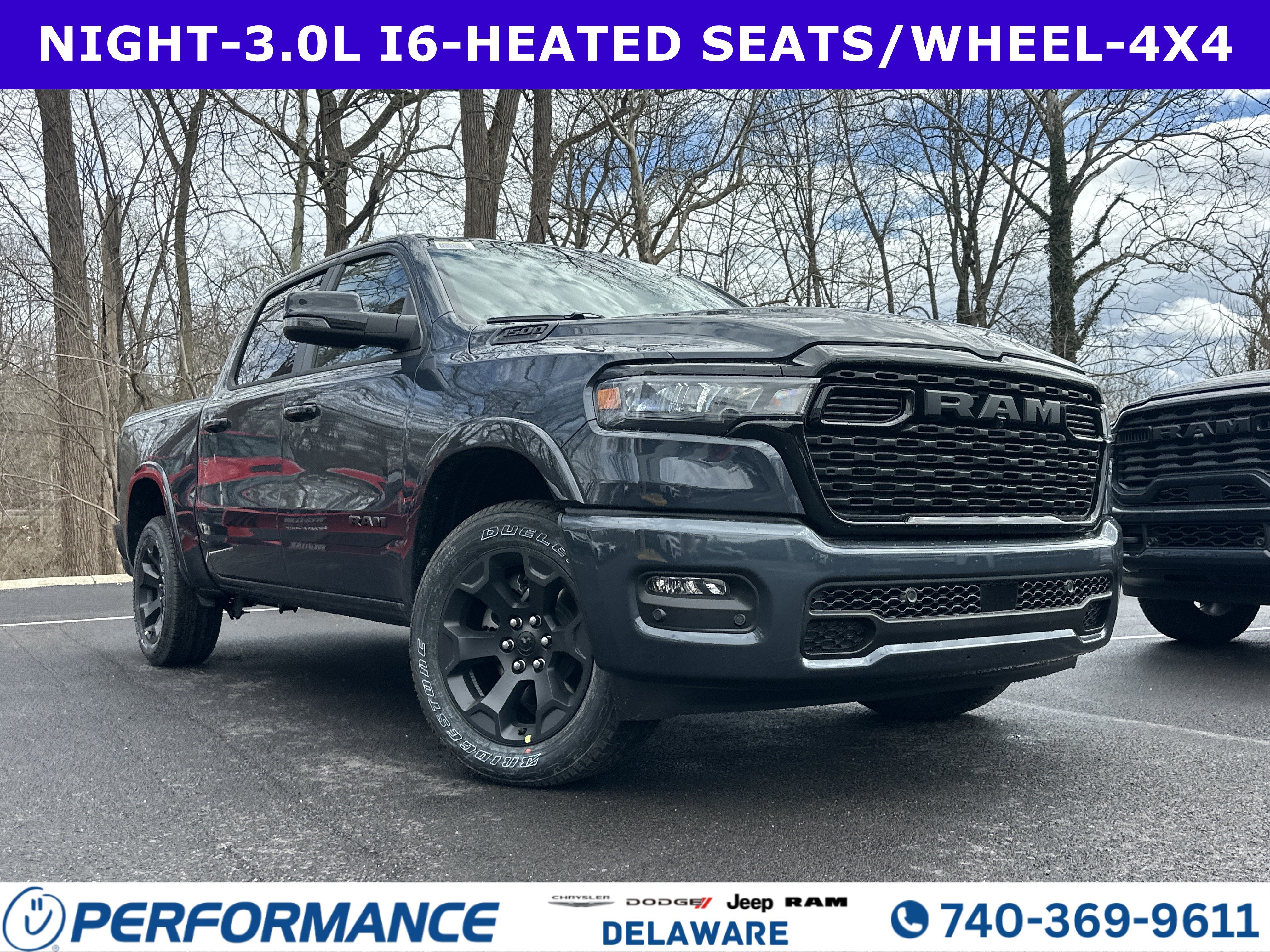 2026 RAM 1500 Big Horn in Forged Blue Metallic — front three-quarter view
