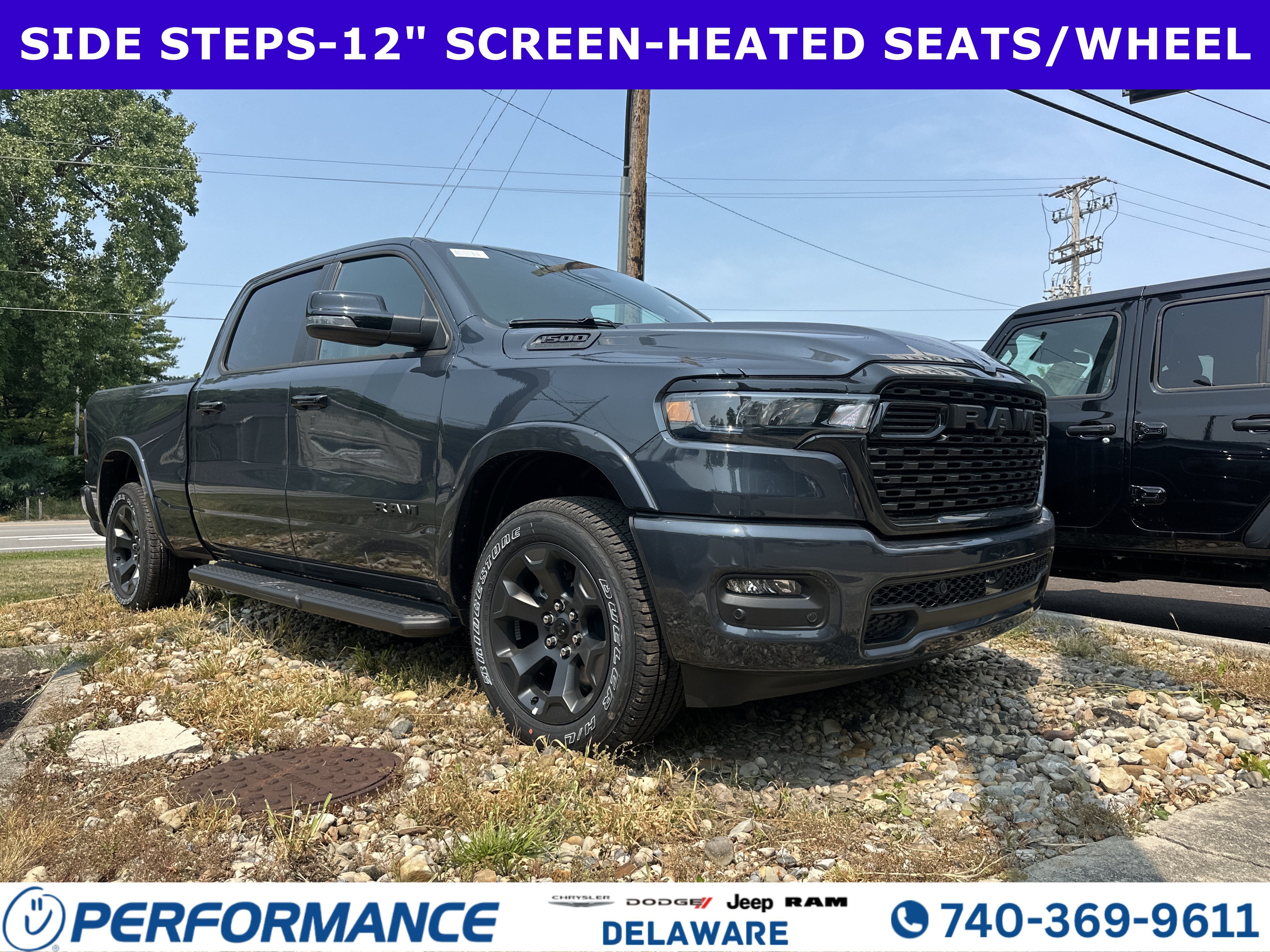 2026 RAM 1500 Big Horn in Forged Blue Metallic — front three-quarter view