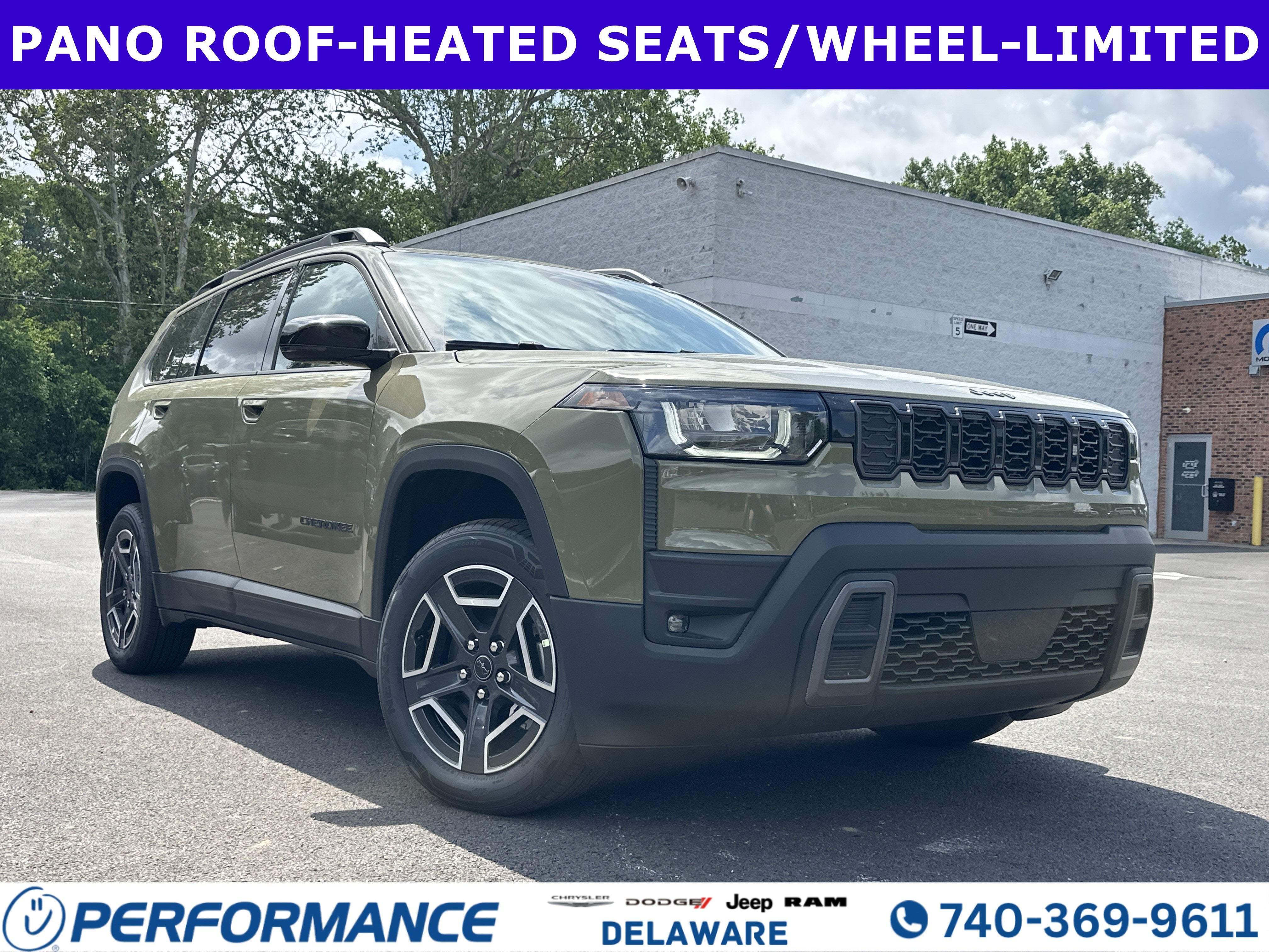 2026 Jeep Cherokee Limited in '41 — front three-quarter view