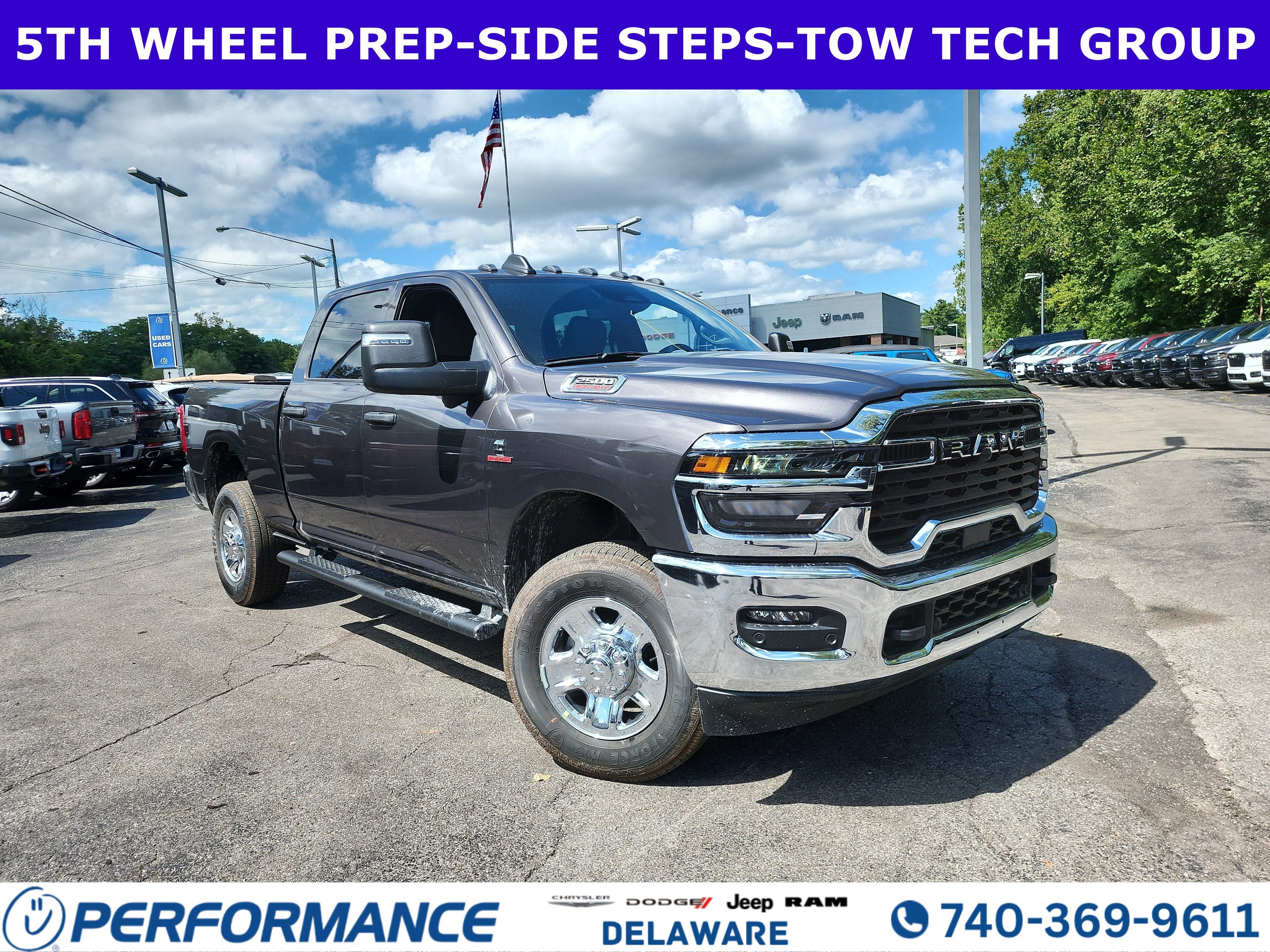2026 RAM 2500 Tradesman in Granite Crystal Metallic Clearcoat — front three-quarter view