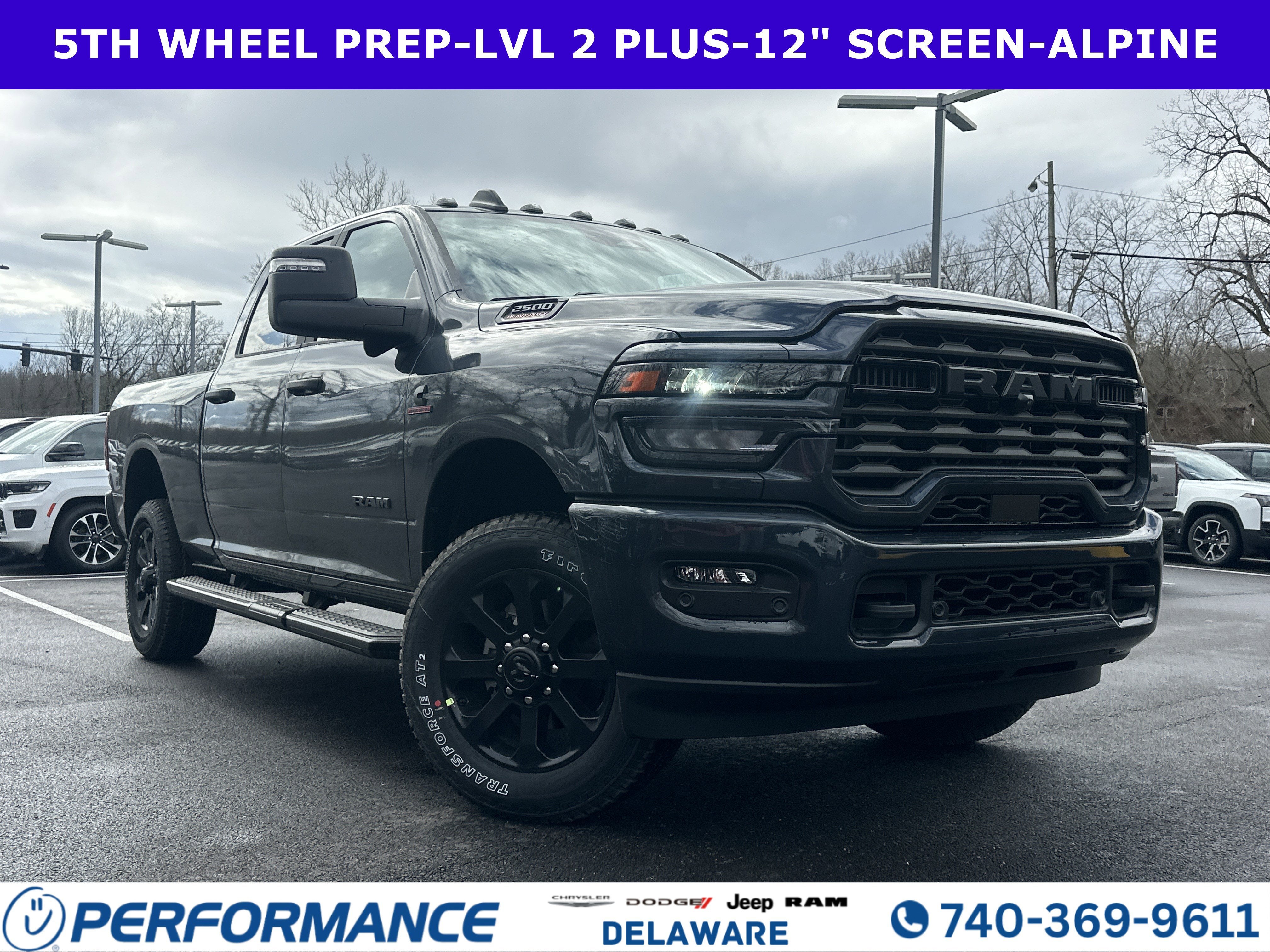 2026 RAM 2500 Big Horn in Forged Blue Metallic — front three-quarter view