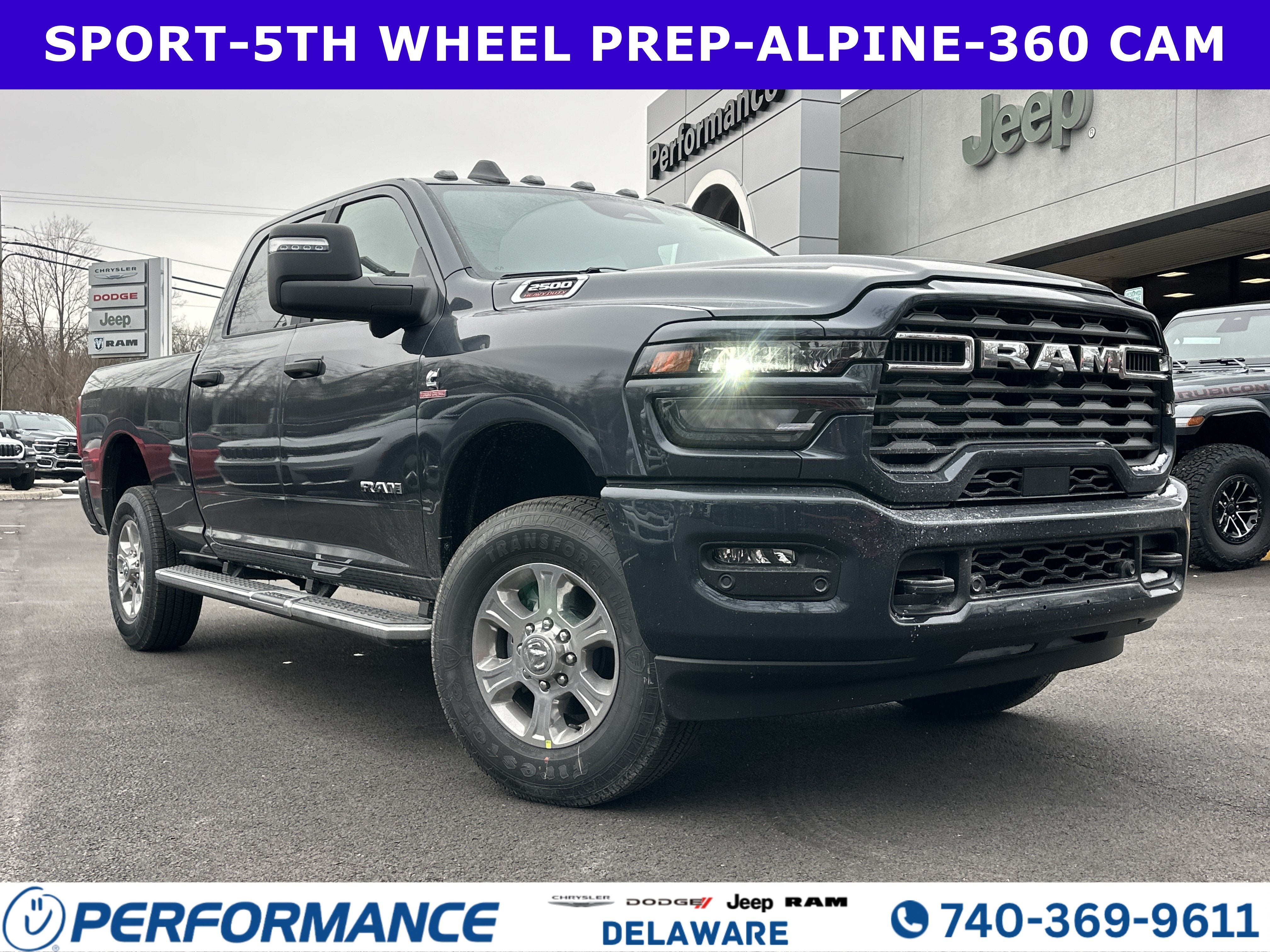 2026 RAM 2500 Big Horn in Forged Blue Metallic — front three-quarter view