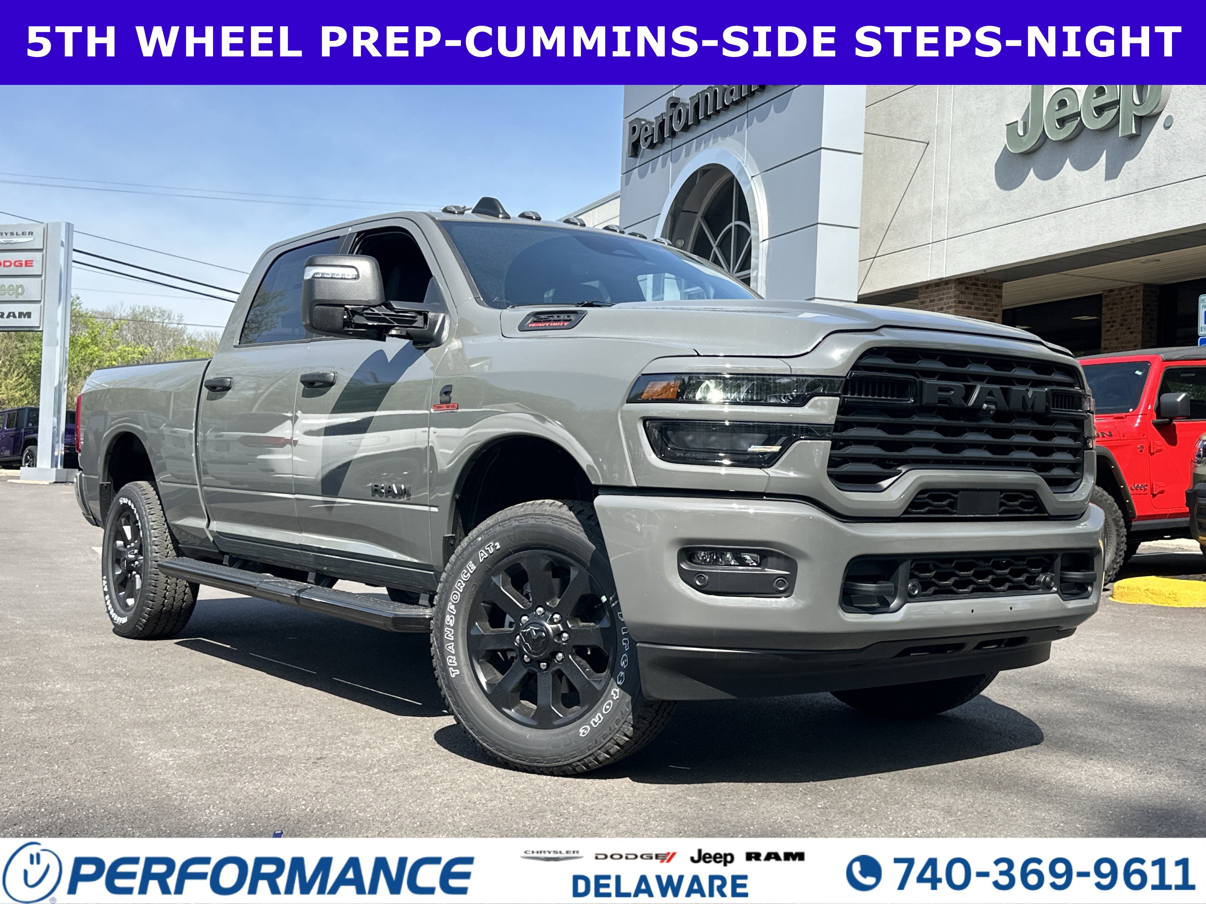2026 RAM 2500 Big Horn in Ceramic Gray Clearcoat — front three-quarter view