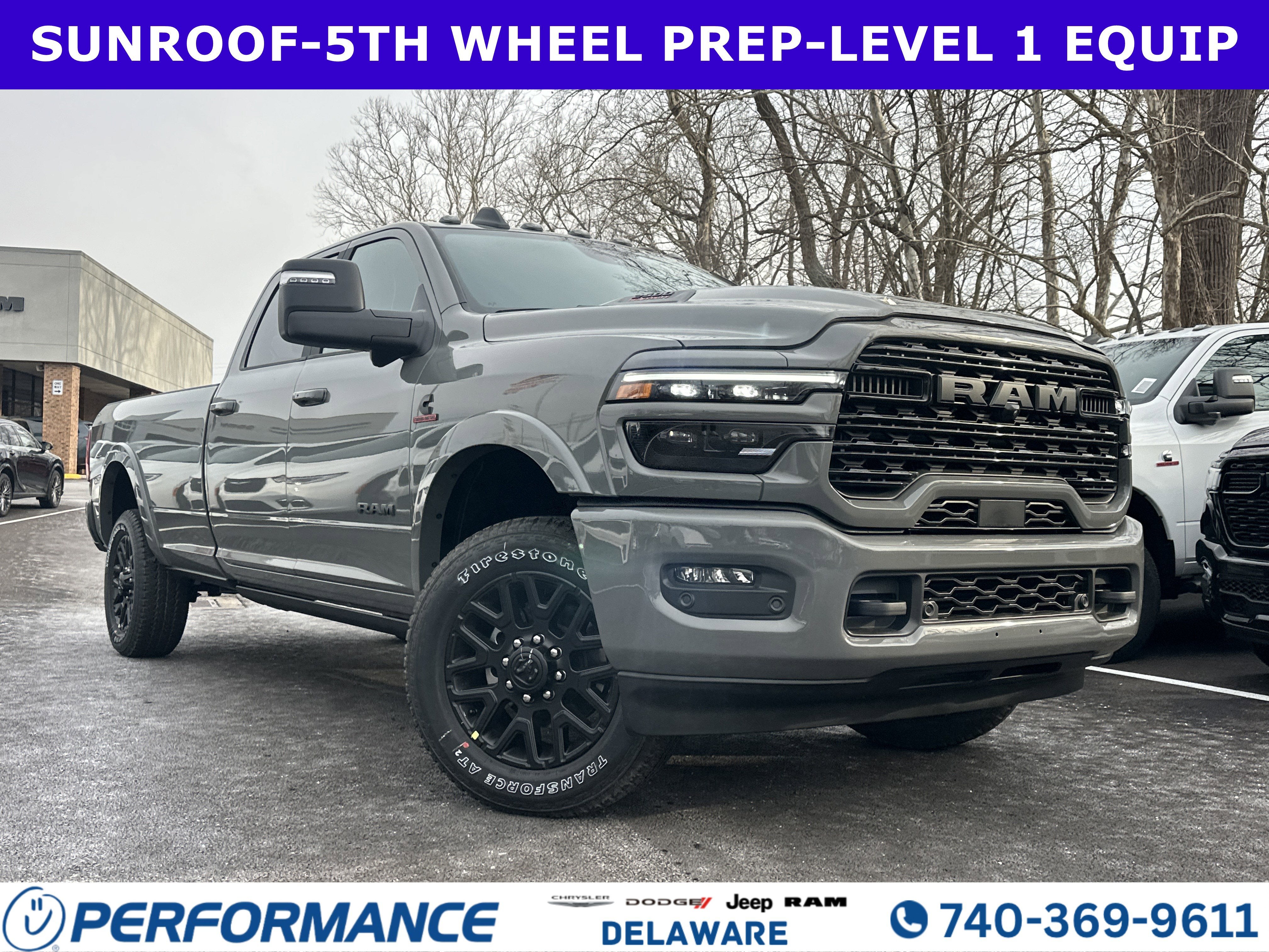 2026 RAM 2500 Limited Longhorn in Ceramic Gray Clearcoat — front three-quarter view
