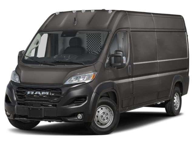 2026 RAM ProMaster 2500 High Roof in Granite Crystal Metallic Clearcoat — front three-quarter view
