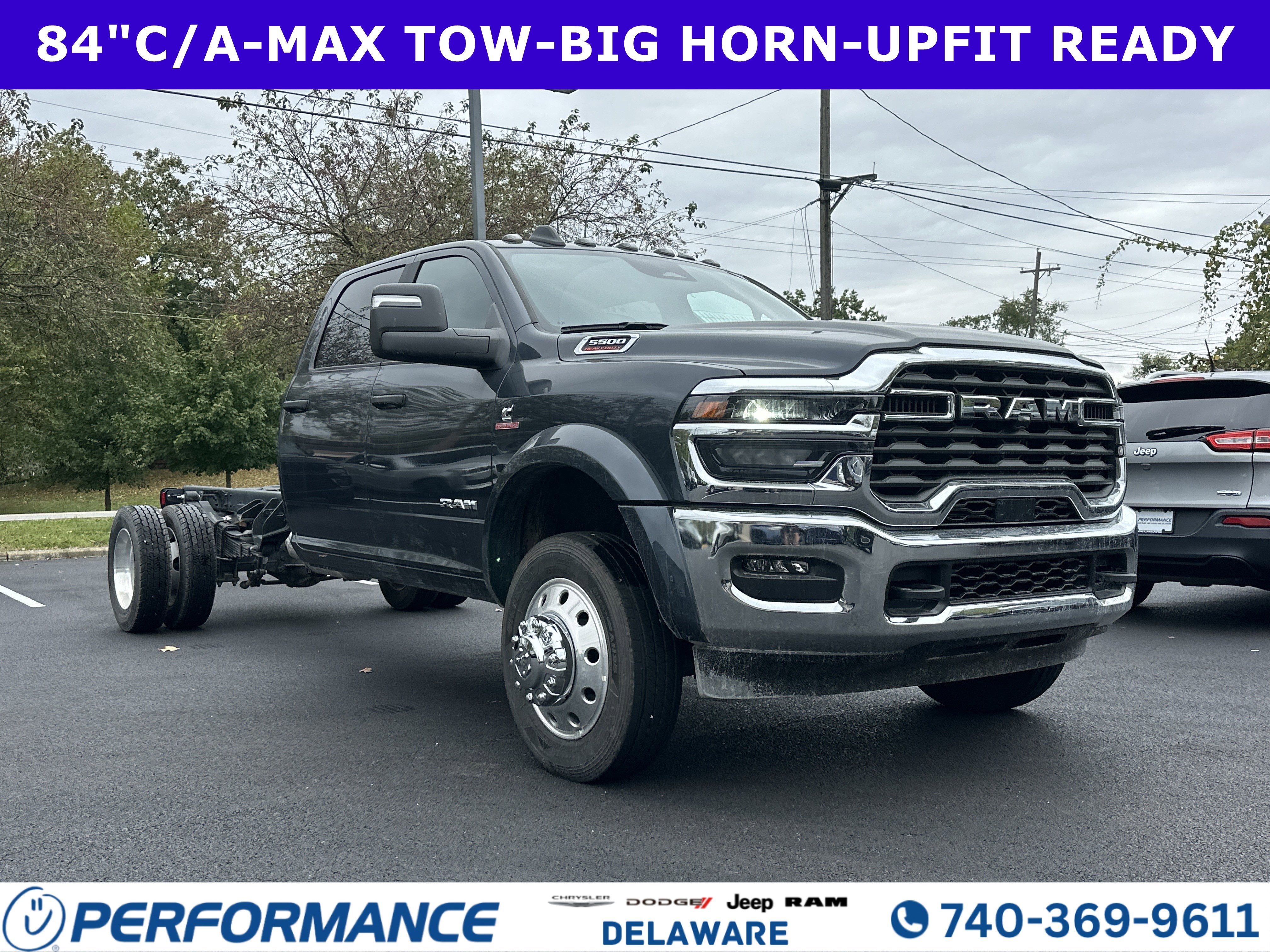 2026 RAM 5500HD Big Horn in Forged Blue Metallic — front three-quarter view