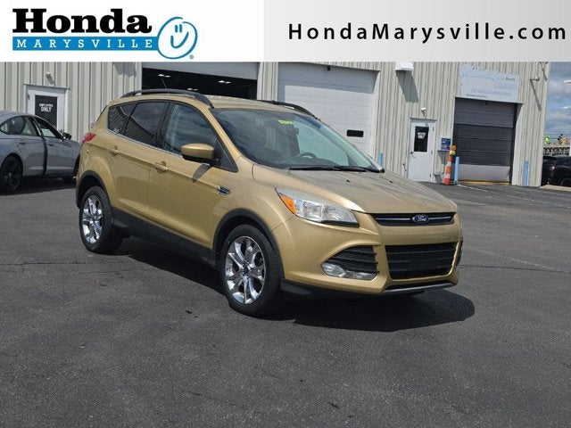 2014 Ford Escape SE in Karat Gold — front three-quarter view
