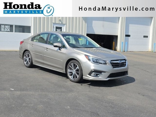 2019 Subaru Legacy 2.5i in Tungsten Metallic — front three-quarter view