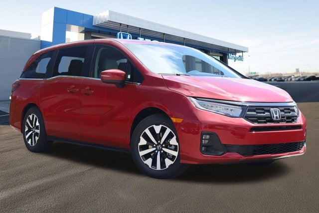 2026 Honda Odyssey EX-L Auto in Radiant Red Metallic II — front three-quarter view