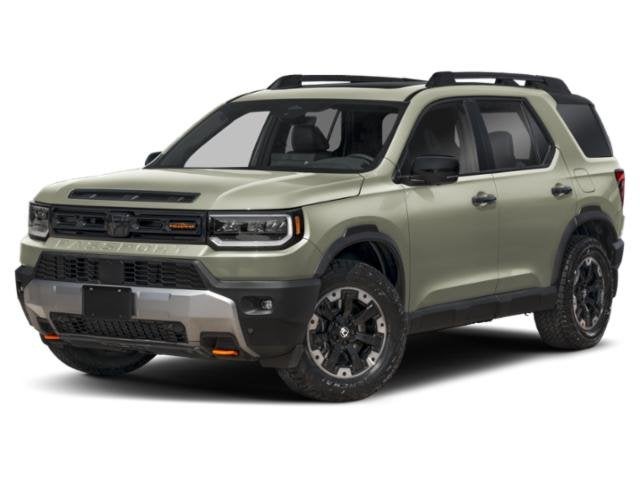2026 Honda Passport TrailSport Elite AWD in Obsidian Blue Pearl — front three-quarter view