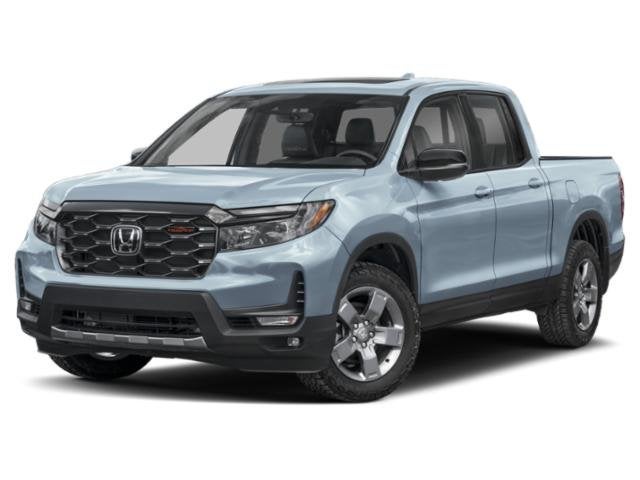 2026 Honda Ridgeline TrailSport AWD in Radiant Red Metallic II — front three-quarter view