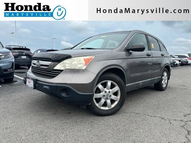 2009 Honda CR-V EX in Urban Titanium Metallic — front three-quarter view